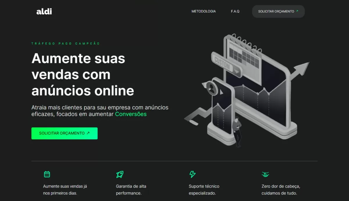 Design e Criação de Sites e Landing Pages