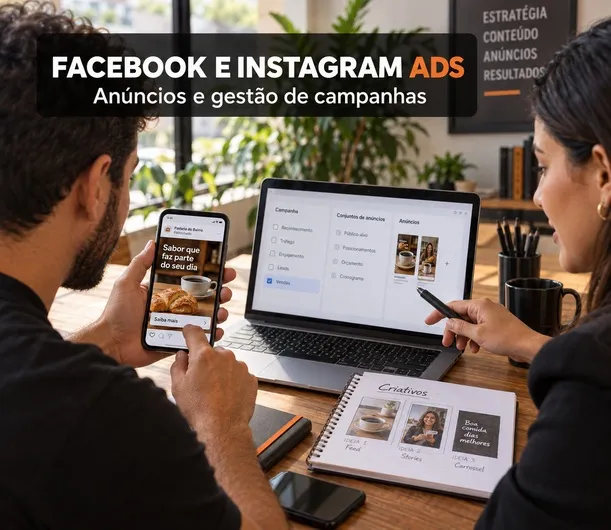 Gestão de Facebook e Instagram Ads com Criação de Anúncios
