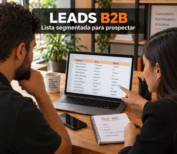 Geração de Leads B2B com Lista Segmentada para Prospecção