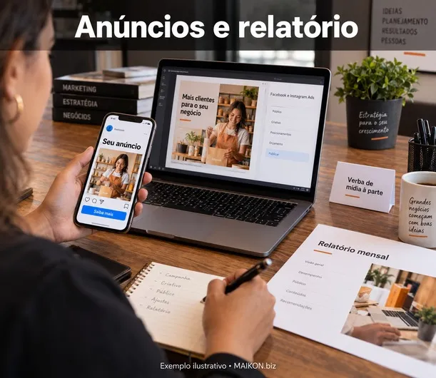 Gestão de Facebook e Instagram Ads com Criação de Anúncios