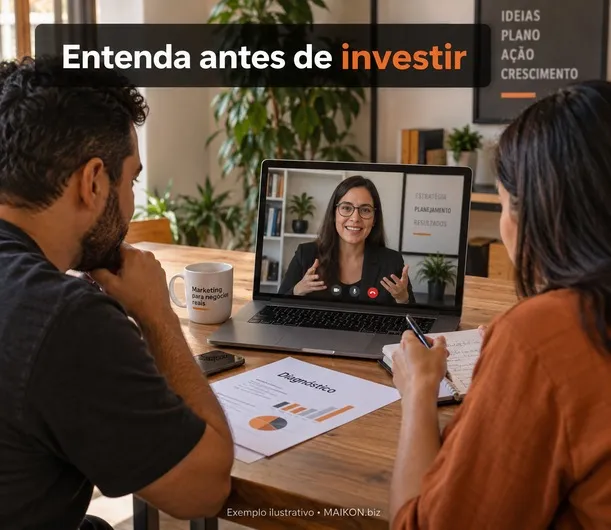 Consultoria de Marketing Digital com Diagnóstico e Videochamada