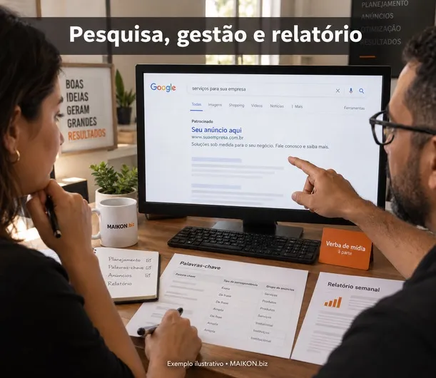 Gestão de Google Ads na Rede de Pesquisa
