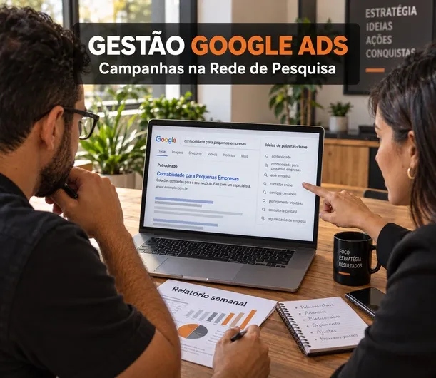 Gestão de Google Ads na Rede de Pesquisa