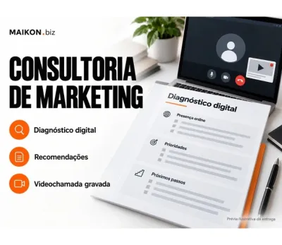 Consultoria de Marketing Digital com Diagnóstico e Videochamada