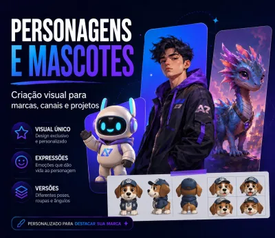 Criação de Ilustrações Profissionais com IA para Marcas e Conteúdos