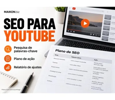 SEO para YouTube com Pesquisa de Palavras-chave e Plano de Ação