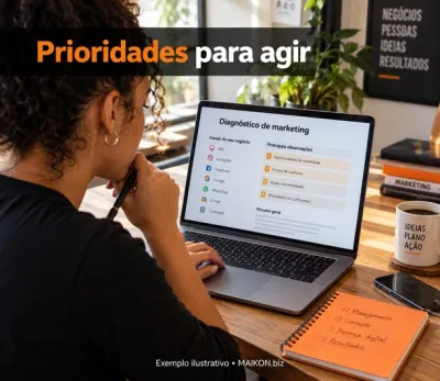 Diagnóstico de Marketing com Plano de Ação de 90 Dias
