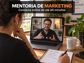 Mentoria de Marketing Digital: Reunião Online de até 60 Minutos