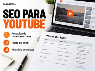 SEO para YouTube com Pesquisa de Palavras-chave e Plano de Ação