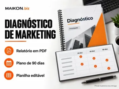 Diagnóstico de Marketing com Plano de Ação de 90 Dias